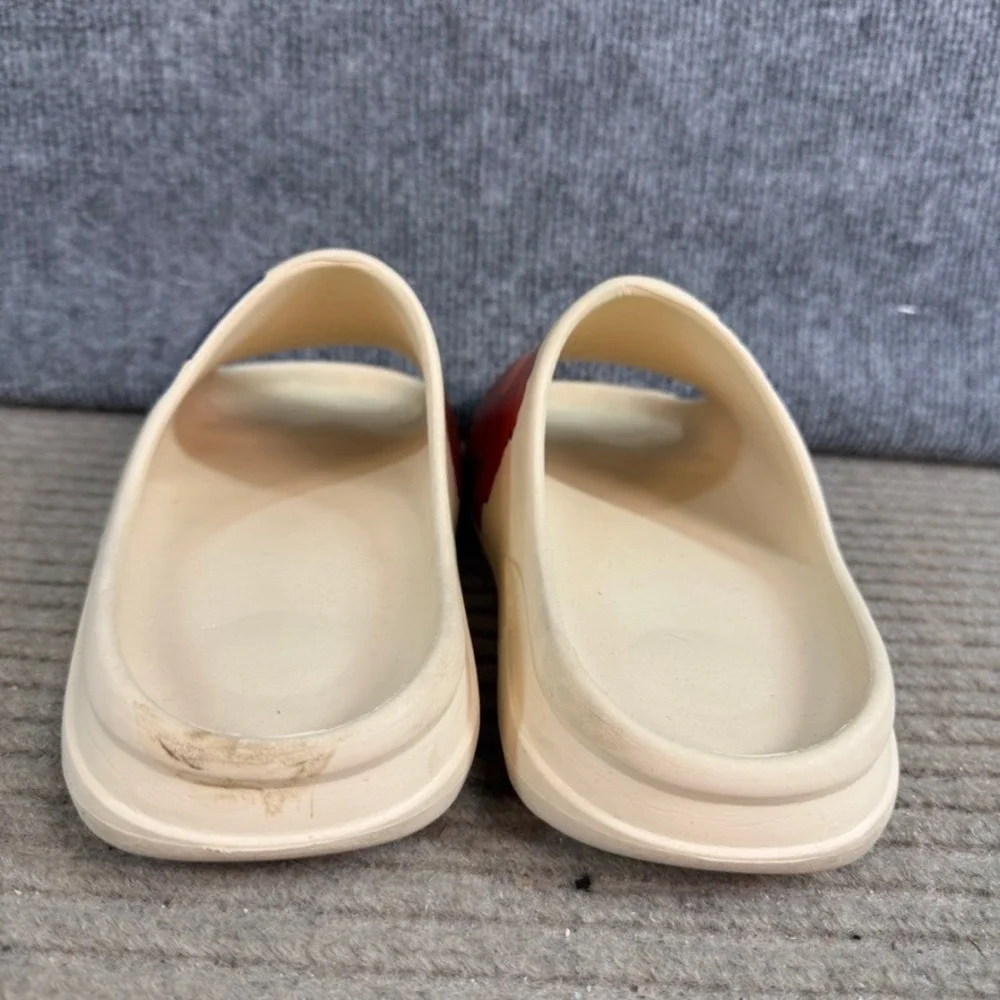 Unbranded Street Art Character Foam Slides Cream Mens Size 42 Casual Sandals